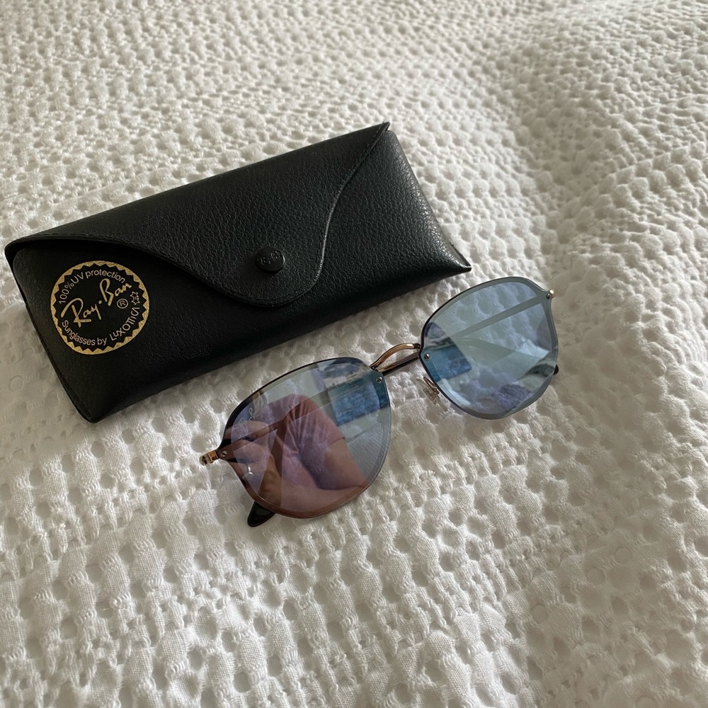 Ray Ban Blaze Hexagonal Glasses rb3579n 9035
